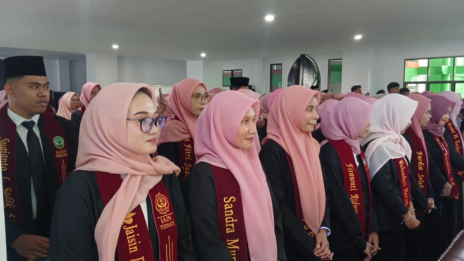 Momen pelaksanaan yudisium Sarjana di Fakultas Ekonomi dan Bisnis Islam IAIN Ternate