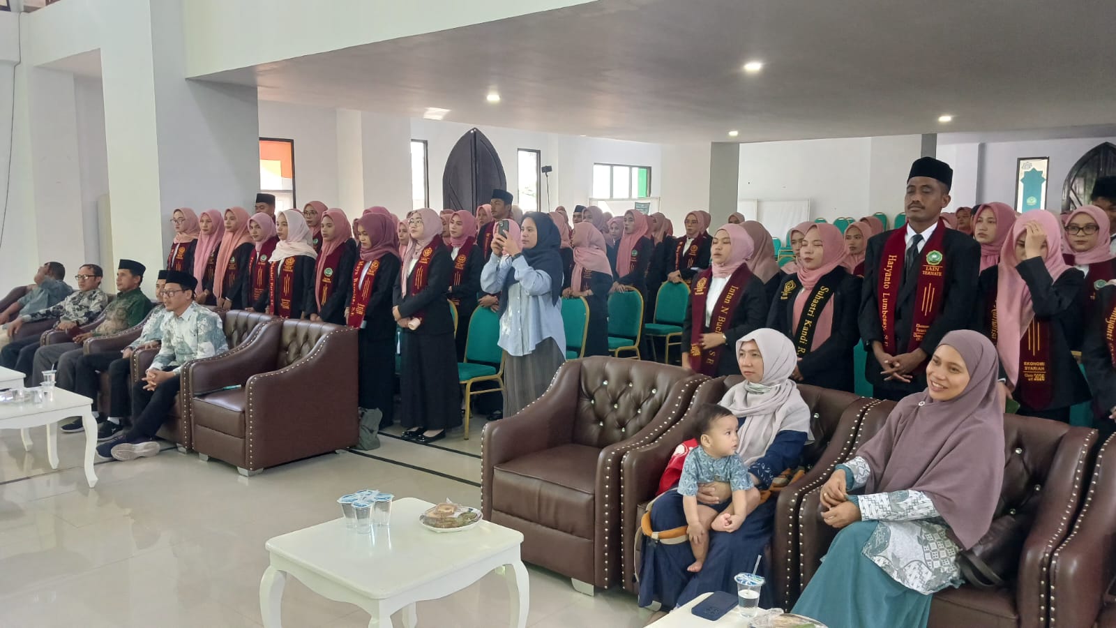 Momen pelaksanaan yudisium Sarjana di Fakultas Ekonomi dan Bisnis Islam IAIN Ternate